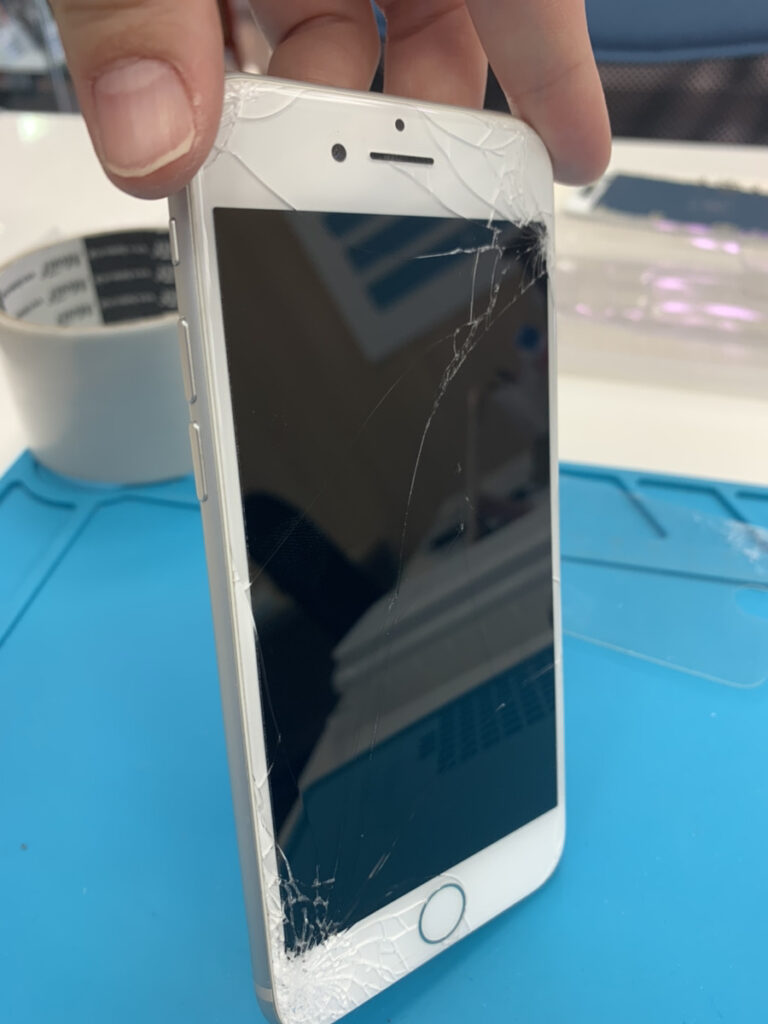 iPhone 7 アイフォン 画面 ガラス 液晶 割れ 修理 即日 土浦市 つくば市